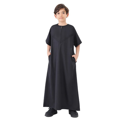 Ramadan Abayas For Prayer Clothes Boy Kids Muslim Dress Clothing Kebaya Abaya Turkey Arabic Islam Djellaba Robe Musulmane Hombre