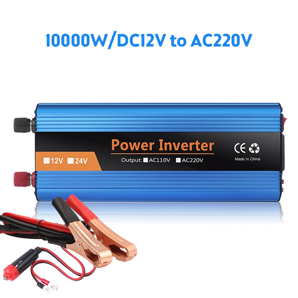 6000W Pure Sine Wave Inverter Car Solar Inverter 12V/24V 220V Sine Wave Voltage Converter Adapter инвертор 12v 220v чистый sinus