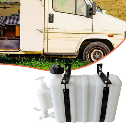 RV Water Tank 9L Vehicle Water Container With Spigot Utility Water Tank Water Jug Portable Water Carrier For Camping And RV