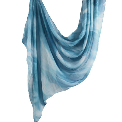 Newest Printed Modal Cotton Hijab Scarf Muslim Premium Ombre Tie Dye Watercolour Marble Print Shawl Hijab Scarf