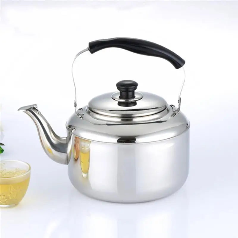 6L Stove Top Whistling Tea Kettle Teapot Stainless Steel Whistling Pot Metal Stovetop Teapot for Stovetop Induction Stove Top