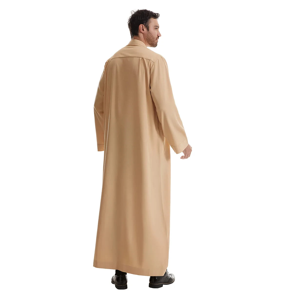 Muslim Abaya Prayer Kaftan Men Kimono Dishdasha Turkey Arabic Djellaba Islam Jubba Thobe Morocco Pocket Robe Ramadan Eid Abayas