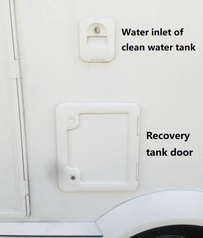 Bench-Style RV Toilet Cassette Toilet with Water Tank for Caravan C402