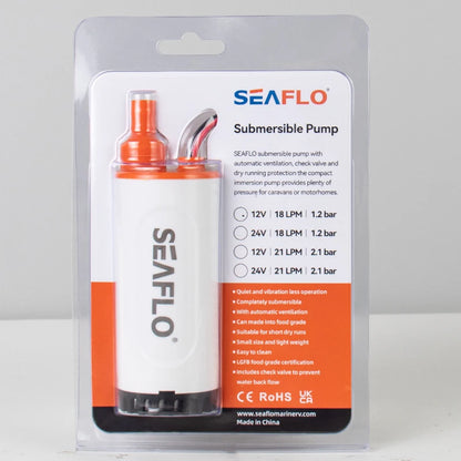 SEAFLO RV 12V submersible pump, micro water pump, water tank, water pump, DC portable car mounted small submersible pump