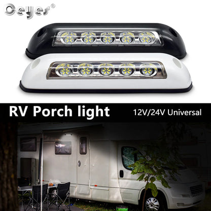 Caravan Modified Lights 12V 24V Motorhome RV sunshade LED outdoor light Porch Awning Trailer Roof Lamp waterproof Reading light