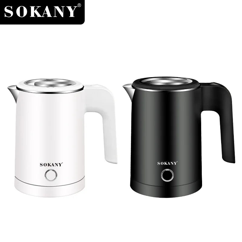 Houselin Travel Electric Kettle 0.5L Stainless Steel Household Indoor Kettle,For Hotel Family Trip Kitchen Smart Kettle Pot