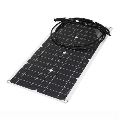 300W/600W Solar Panel 18V Flexible Solar Cell 10A-100A Controller Suitable For Mobile Phone Car RV Camping Solar Plate Charger