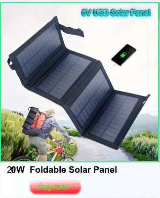 28W Solar Charger 2 USB Ports Foldable Portable Solar Phone Charger with SunPower Solar Panel for mobilephone Camping