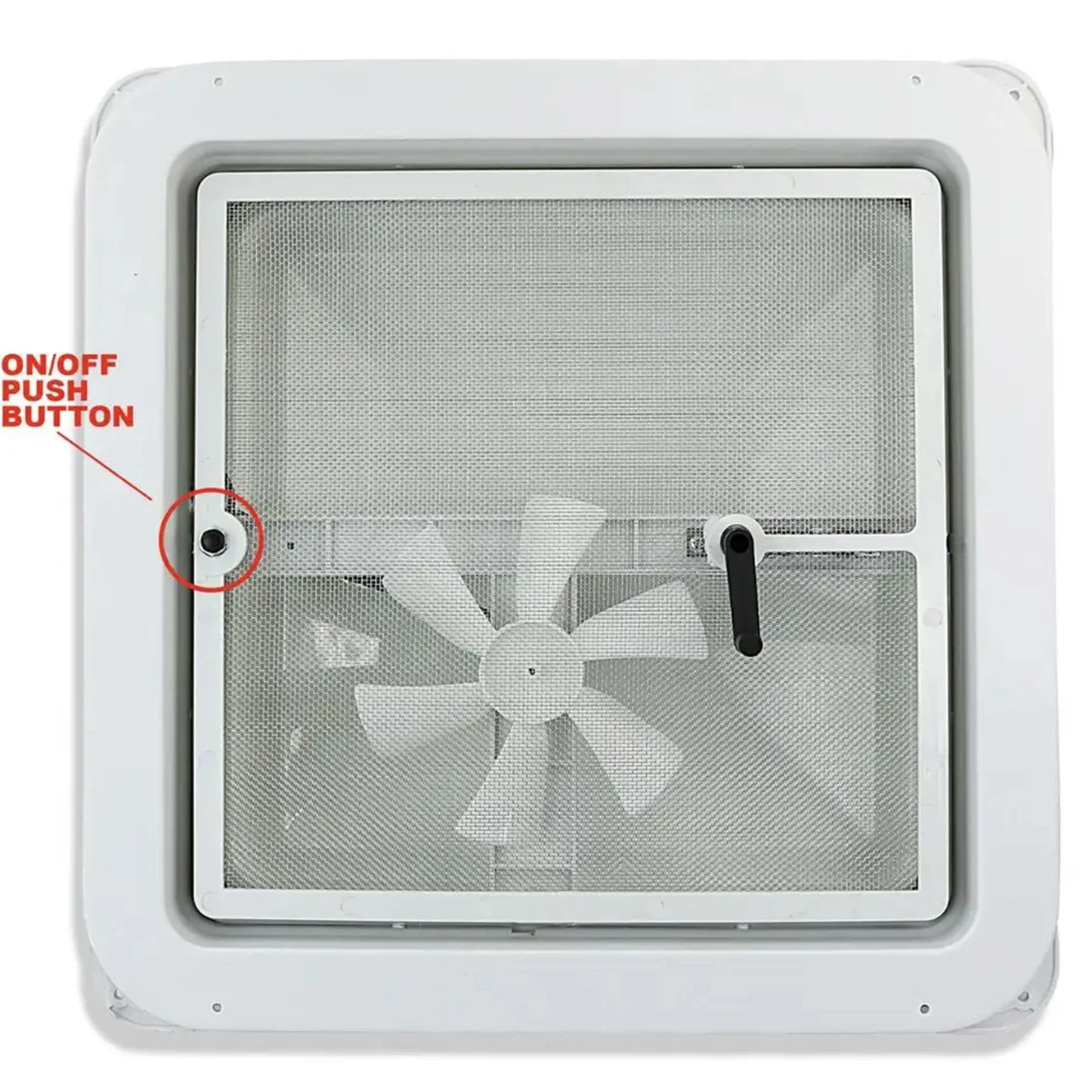 Artudatech 14" Caravan Skylight Roof Vent Remote Control Camper Motorhome RV Exhaust Fan