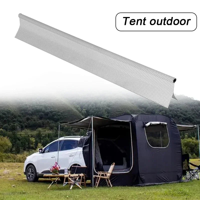 1m Caravan Awning Rail Piping 6mm Double Flap Black Grey PVC Core Keder Camping/Tent/Awnings/Tents Caravan Accessories