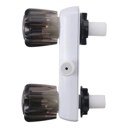 ABS Plastic RV Shower Faucet Black 156x73x76mm(6.14x2.87x2.99in) Camper Bathroom Shower 4" White Outdoor Shower