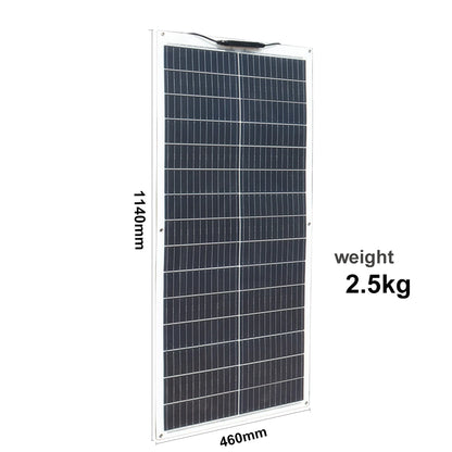 140w 120w 100w 12v solar panel battery charger upgrade photovoltaic panel for home roof balcony camper boat RV EU warehouse ship