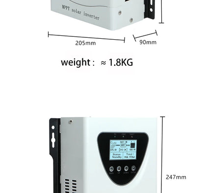 MPPT 100A 60A 50A 30A 150VDC Solar Charge Controller With LCD DISPLAY RS485 interface For12V 24V 36V 48V Home Solar System