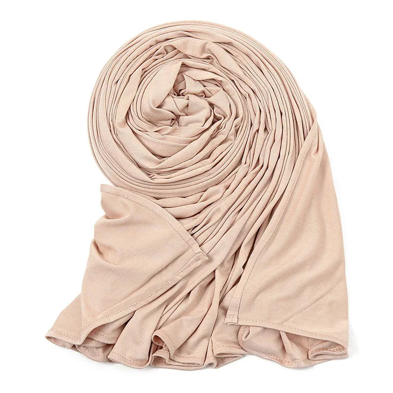 Big Size Jersey Hijabs for Woman Turban Mercerized Cotton Hijab Scarf Shawl Turbans for Women Headscarf Scarves Ramadan Foulard