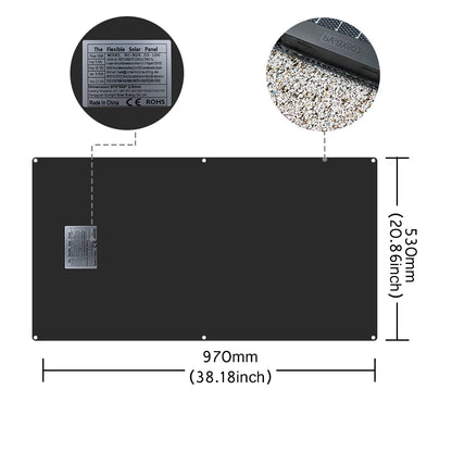 solar panel kit and 300w 200w 100w flexible solar panels 12v 24v high efficiency battery charger module