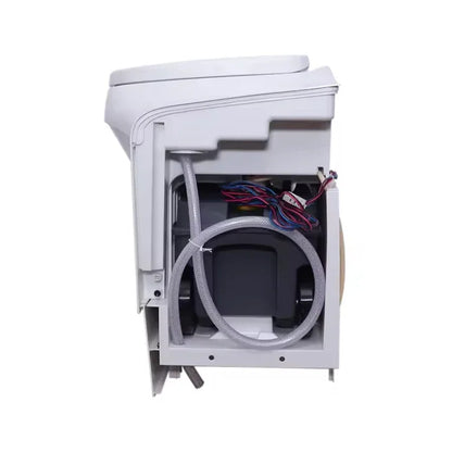 Campervan Rotatable Commode WC of Caravan with 4.54 Gallon Dirty Water Tank White Water Closet for Motorhome Campervan Commode