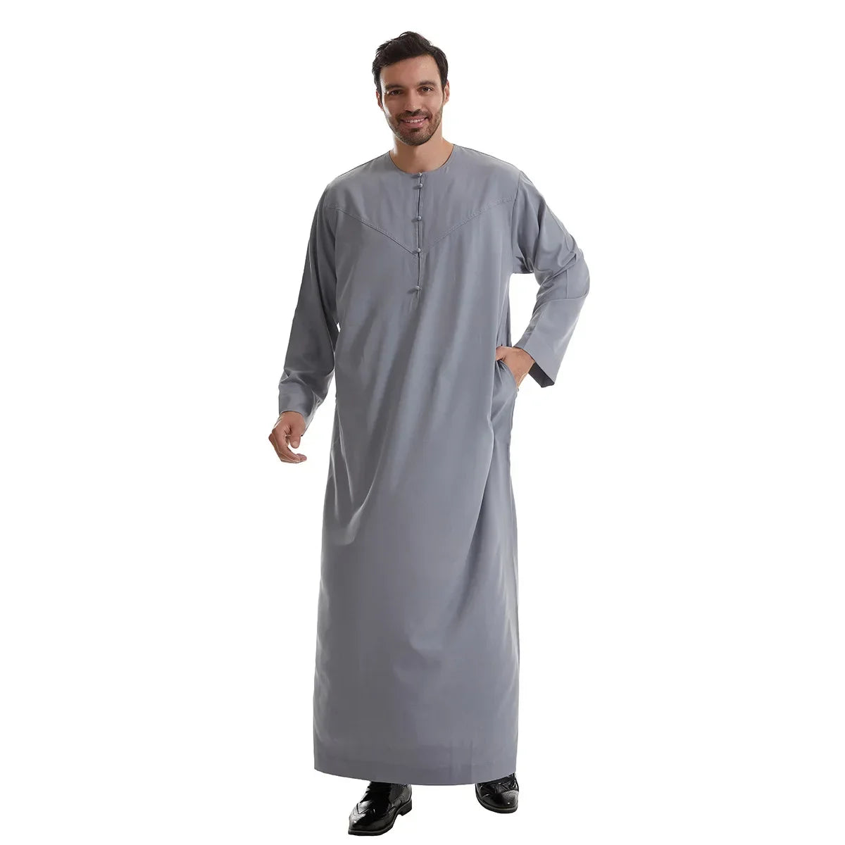 Men Robe Muslim Abaya Dishdasha Modest Djellaba Islamic Dubai Saudi Abayas Prayer Kaftan Eid Ramadan Morocco Jubba Thobe