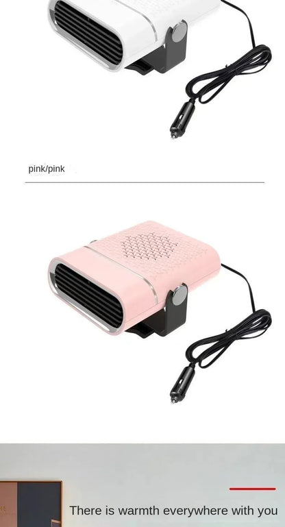 Car Heater Winter Fast Heating Electric Heated Fan Windshield Defogging Heating Implement Car Anti-Fog Heater SUV Travel Camper