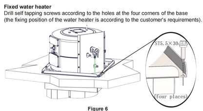 JP DC12V Diesel Fired Water Heater with 18L Tank For Caravan Motorhome Camper Van Boat