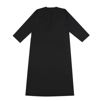 Men Robe Muslim Abaya Dishdasha Modest Djellaba Islamic Dubai Saudi Abayas Prayer Kaftan Eid Ramadan Morocco Jubba Thobe