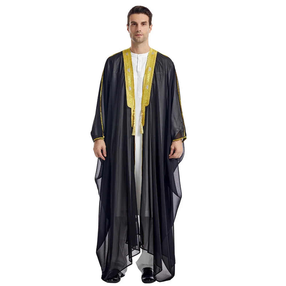 Middle East Mens Robe Muslim Dress Kimono Dishdasha Clothing Islamic Dubai Saudi Abayas Prayer Abaya Kaftan Ramadan Jubba Thobe