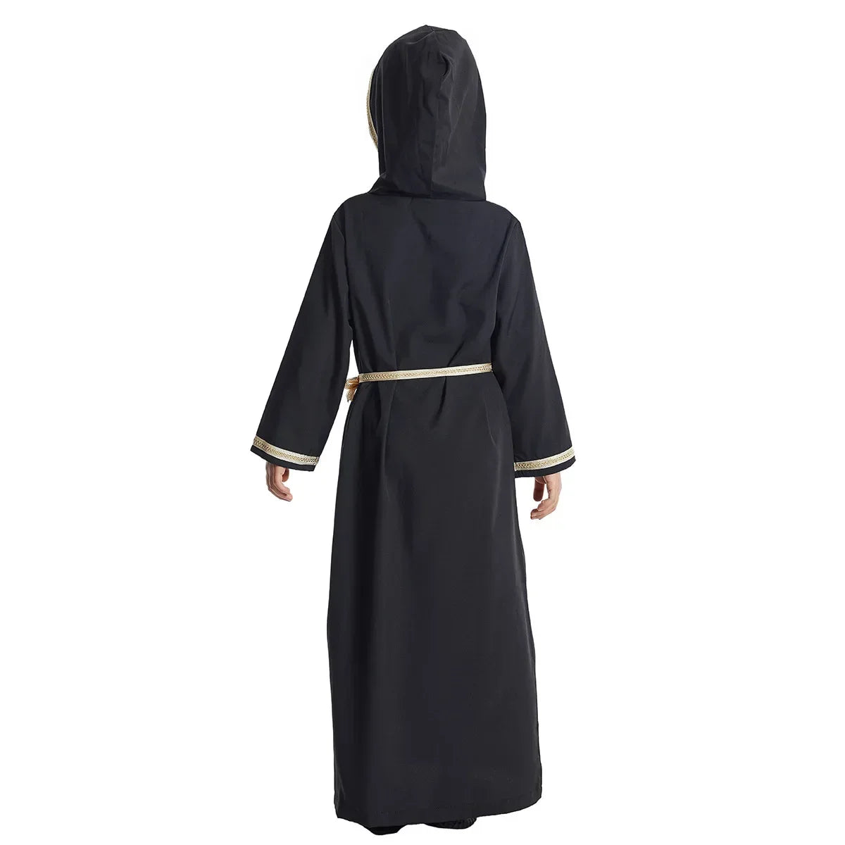 Kids Muslim Girls Abaya Prayer Hooded Long Maxi Dress Turkey Kaftan Arab Robe Dubai Islam Morocco Eid Party Ramadan Gown Caftan