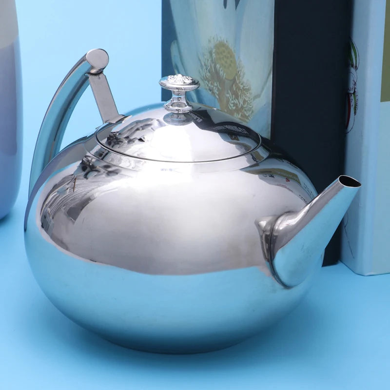 10L Tea Kettle With Handle Thicken Stainless Steel Teapot Water Kettle With Filter For Stove Kettle Coffee Pot Filter Screen