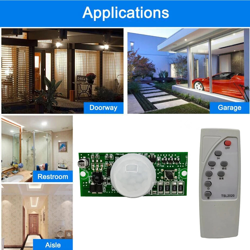 3.2V 3.7V Remote Control PIR Solar Integrated Street Lamp Sensor Circuit Board Solar Induction Mode Controller