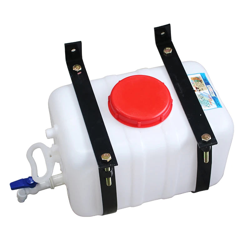 15L Car Wash Water Tank Food Grade Plastic With Faucet Light Truck Semi Trailer Modified With Bracket Car WaterBucket