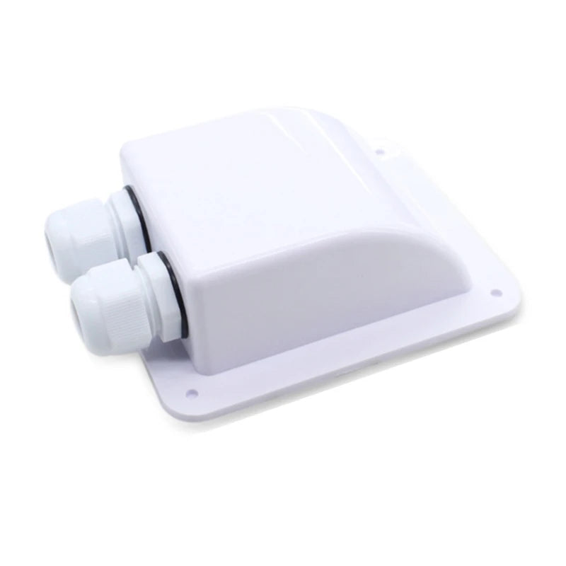 2024 New Hole Durable Roof Cable Entry Gland ABS Junction Box for Solar Installation on RV Campervan Boat