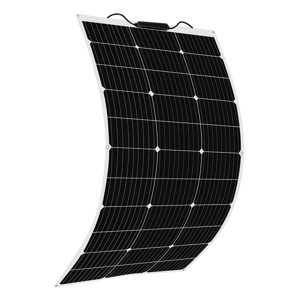 solar panel kit and 300w 200w 100w flexible solar panels 12v 24v high efficiency battery charger module