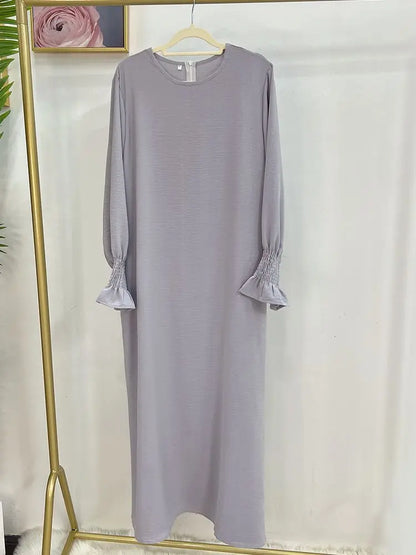 Ramadan Abaya Dubai Kaftan Muslim Long Dress Turkey Abayas For Prayer Islamic Clothing Women Robe Longue Femme Musulmane