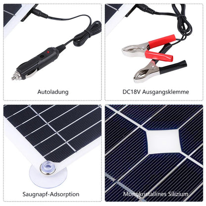 200W Foldable Solar Panel 12V Solar Cell with 100A Controller USB Battery Charger Solar Panel Kit for Phone RV Car Charging