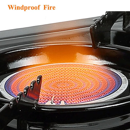 Portable Outdoor Infrared Ceramic Cassette Butane Camping Picnic Cooker Windproof Energy Saving Gas Stove BBQ Cooking Kitchen