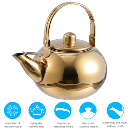 Thicken Stainless Steel Tea Kettle Large Capacity Teapot with Filter Screen For gas stove Home-appliance Tourist