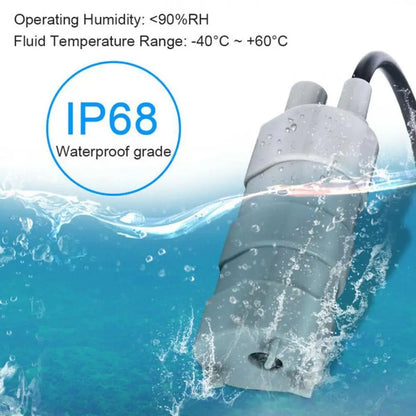 12V Submersible Water Pump 1000L/H 5M High Flow Three-wire Water Pump For Motorhome Camper Pond Aquarium Household Garden Tools