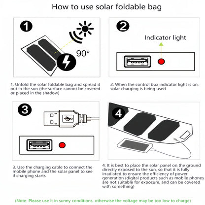 600W Fast Charging Foldable Solar  Panel USB 5V Mobile Black Solar Panel Outdoor Camping And Hiking Travel Power Bank