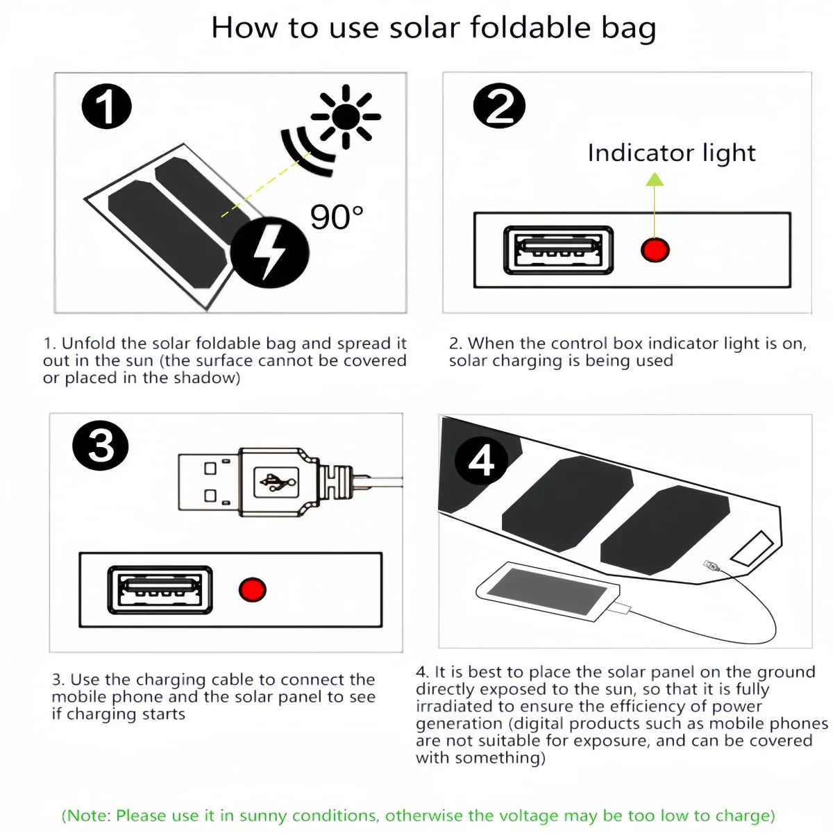 600W Fast Charging Foldable Solar  Panel USB 5V Mobile Black Solar Panel Outdoor Camping And Hiking Travel Power Bank