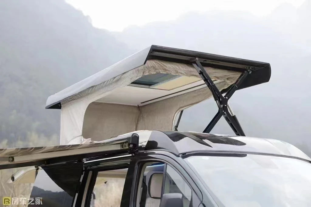 Camper van conversion Straight up roof lifting system vertical lift electric automatic lifting mechanism for your camping car