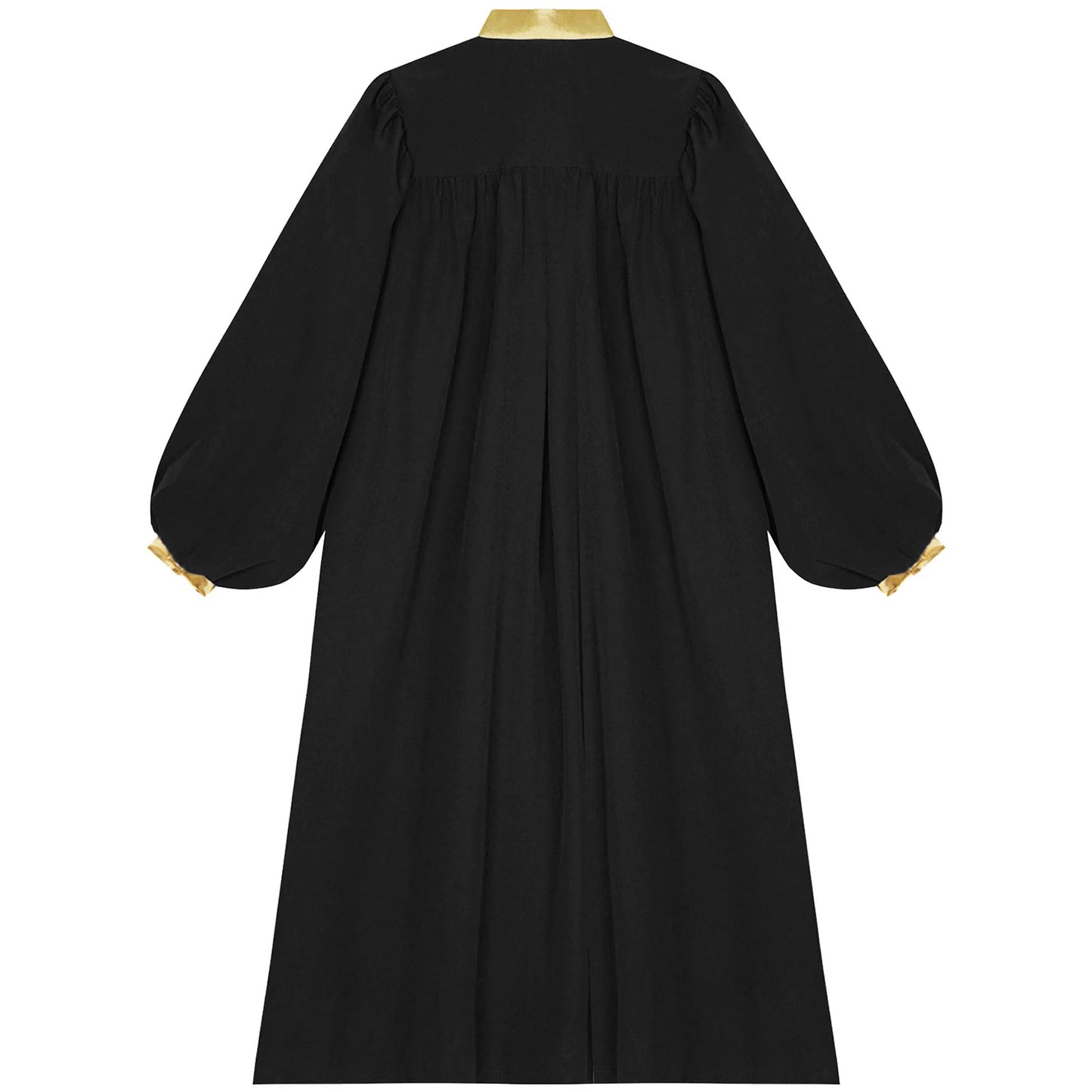 Deluxe Choir Robe For Church Boys Girls Long Sleeve Metallic Contrast Zipper Worship Dance Stained Glass Robe Muslim Arabic Thob