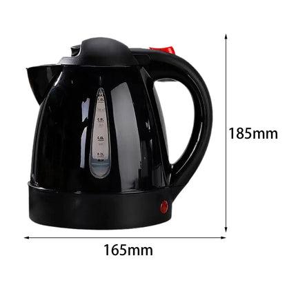 Car Electric Kettle 1L Heater Bottle Heated Pot Hot Water Kettle Cordless for Truck Travelling Camping Outdoor Self Driving Tour