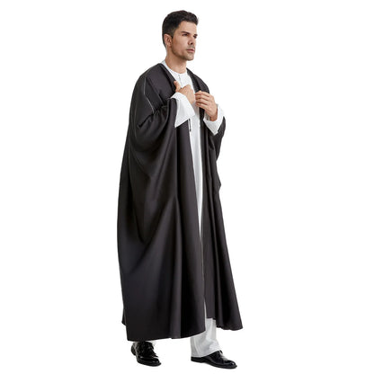 Abaya 2024 New Style Men's Robe, Arab, Saudi, Iranian, Dubai, United Arab Emirates Men's Muslim Fashion Outerwear Clothing M-XL