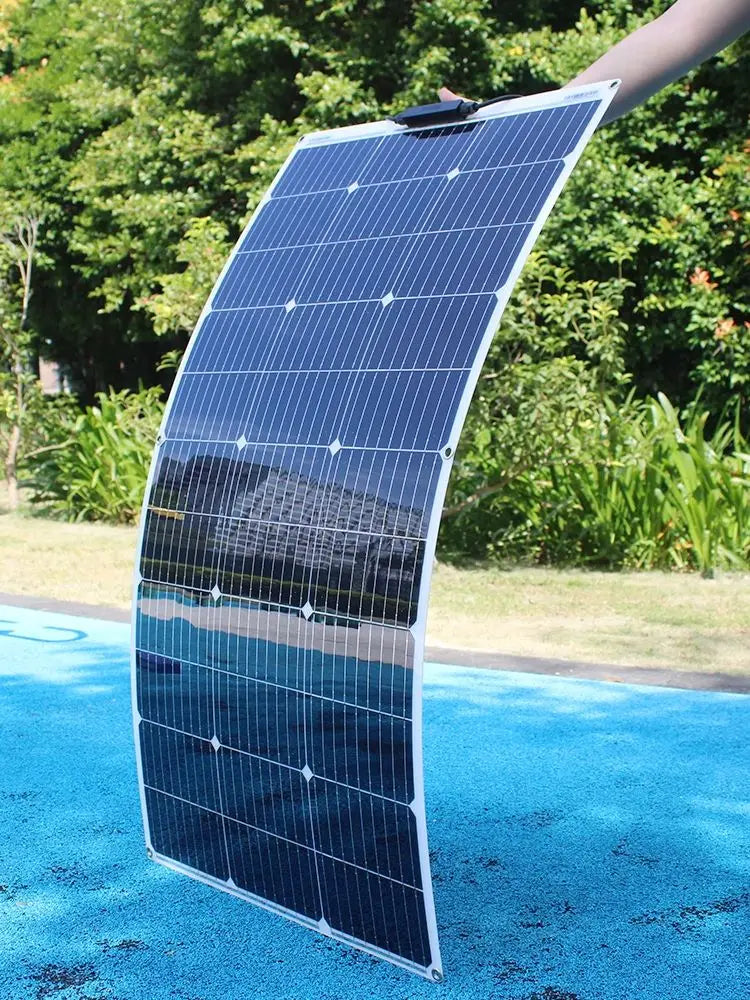 100 Watt Solar Panel 200w 300w 400w Flexible PET Photatic Monocrystalline Cell 12V 24V Battery Charger 1000w Home Solar Panel