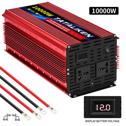 pure sine wave inverter 12V to 220V 1600W 2500W 3500W 4500W DC to AC voltage converter 12 220 mini-car power supply