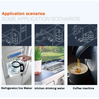 220V Electric Water Dispenser Water Pump RV System Portable Drinking Water Pump for Fridge Ice Maker Faucet