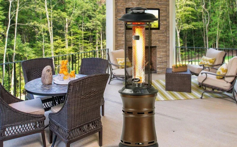 Large Stainless Steel Chimeneas Fireplace Outdoor Camping Bonfire Heater Gas Heating Stove Retro Bar Restaurant Grill Stove