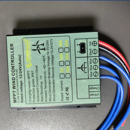 2000W 10A 20A 30A 40A 12V 24V Auto 48V MPPT Wind Charge Controller For Wind Turbine Generator Water Proof IP68 For Home Use