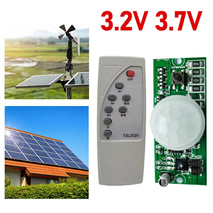 3.2V 3.7V Remote Control PIR Solar Integrated Street Lamp Sensor Circuit Board Solar Induction Mode Controller