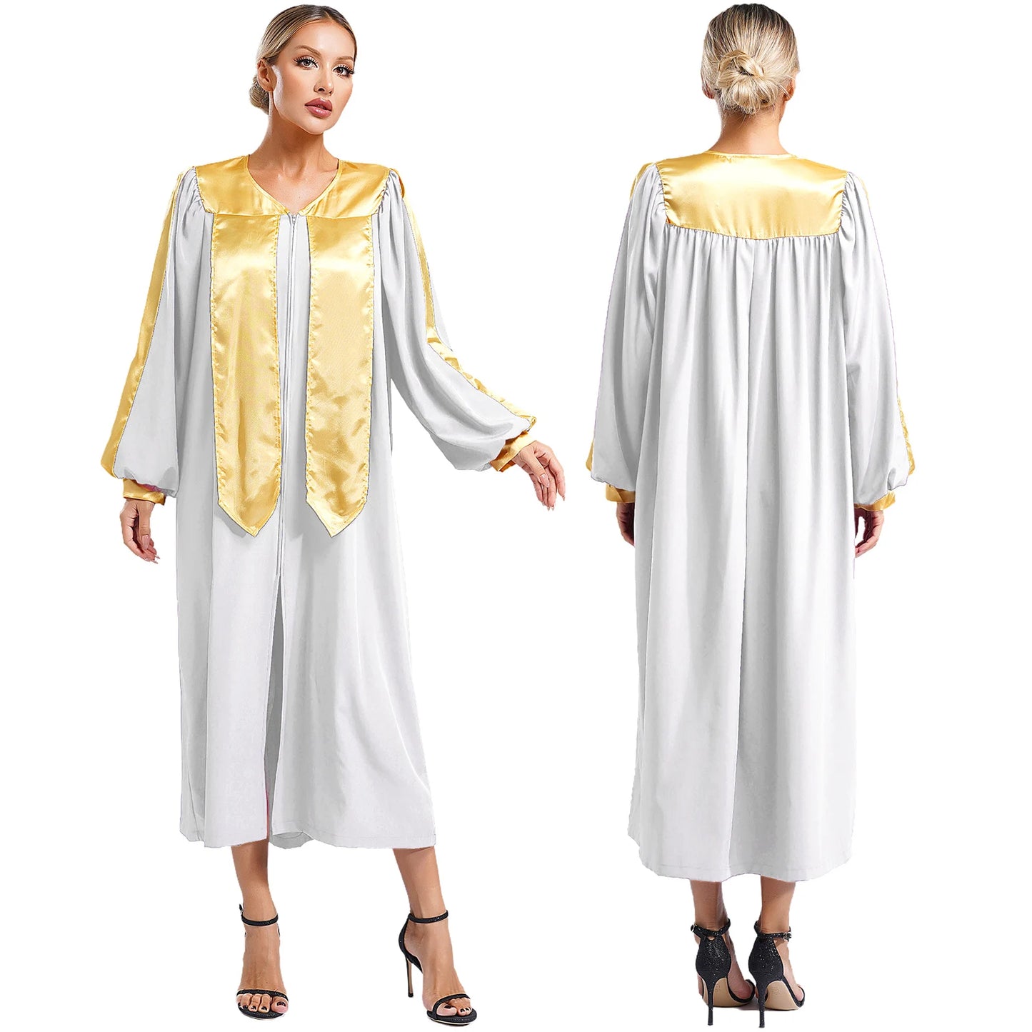 Women Muslim Arabic Tunic Overlay Worship Costume Dancewear Long Sleeve Liturgical Church Praise Dance Dress Lyrical Dance Dress