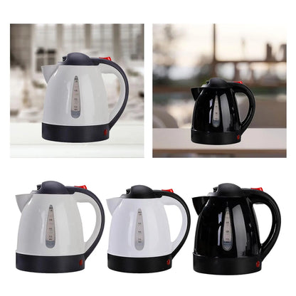 Car Electric Kettle 1L Heater Bottle Heated Pot Hot Water Kettle Cordless for Truck Travelling Camping Outdoor Self Driving Tour